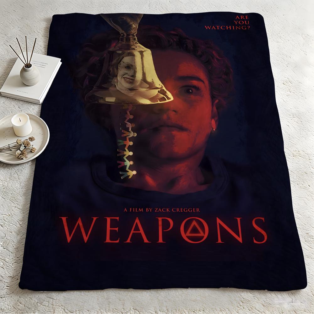 weapon W-Weapons-s Throw Warm Soft Flannel Blanket, Multi-use for Sofa Bed Camping Travel Nap