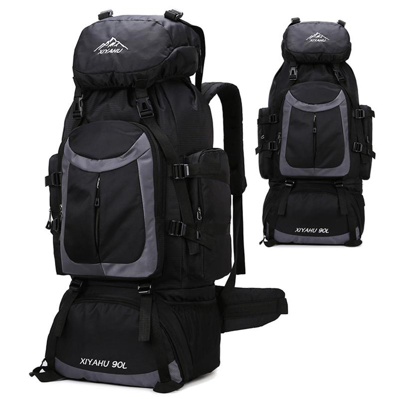 Multifunkční velkokapacitní outdoorový horolezecký batoh Sportovní cestovní voděodolný a oděru odolný batoh Unisex ležérní cestovní taška