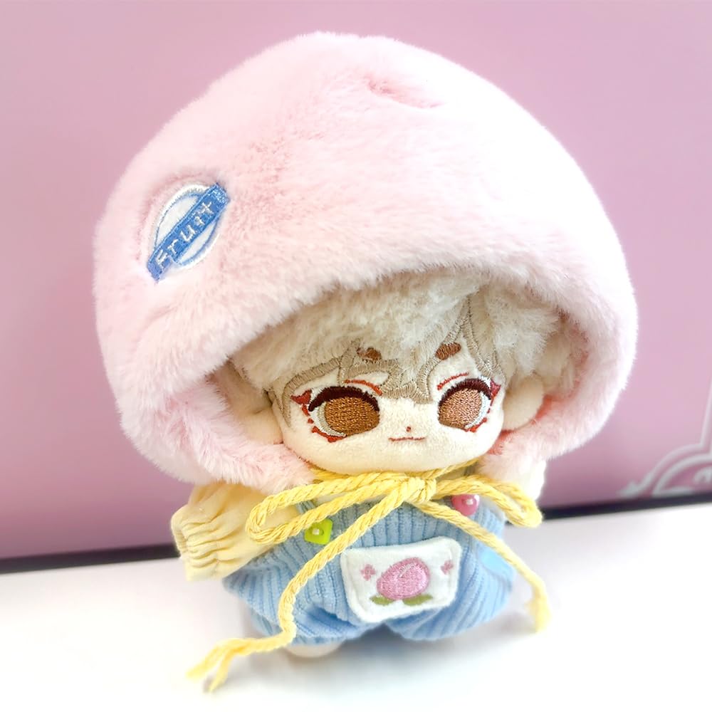 Fruit Plush for 10cm Plush Kigurumi Otaku Doll Kpopdoll Costume Clothes, Peach, Doll, Accessories, Activities, Mascot, [Used]