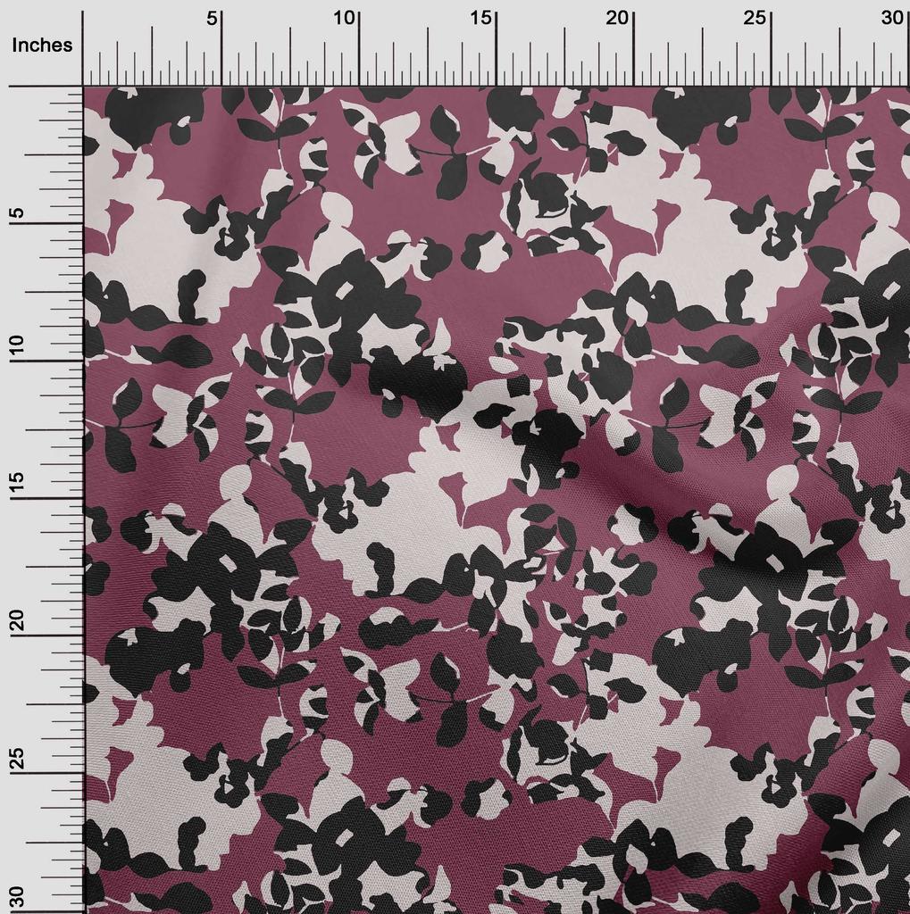 oneOone Cotton Flex Dark Magenta Fabric Abstracts Diy Clothing Quilting Fabric Print Fabric By Yard 40 Inch