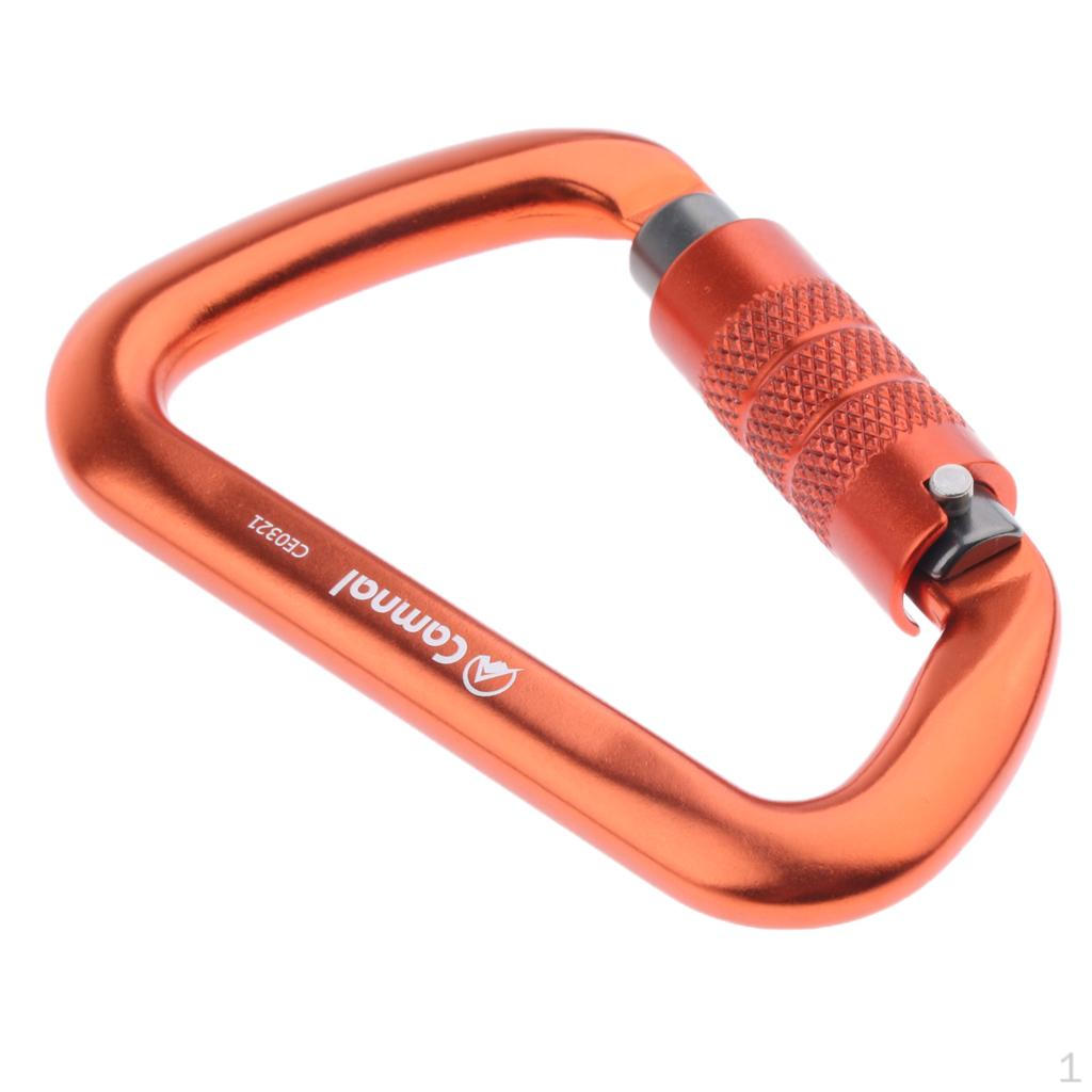 28KN Screw Locking Carabiner Climbing Equipment