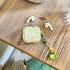ins cute green apple suitable for Apple AirPods1 Bluetooth headset cover 1/1 hard 1st generation pro cartoon pendant female