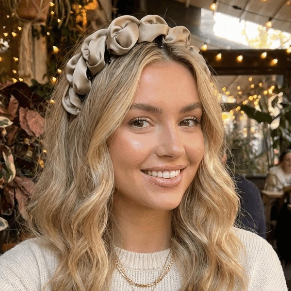 3Pcs/Set High-Volume Satin Bubble Hair Hoop Non-Slip Teeth Top Hairband Hairband Set Facial Washing