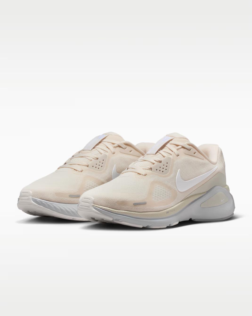 IO9917-100 Nike Structure 26 Chalk Sea Glass Light Smoke Grey White (Women s) 10W