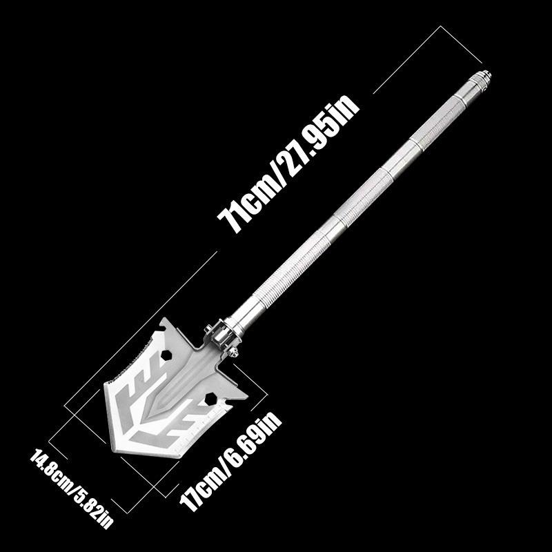 2026 Folding Survival Shovel - 3-Section High Carbon Steel