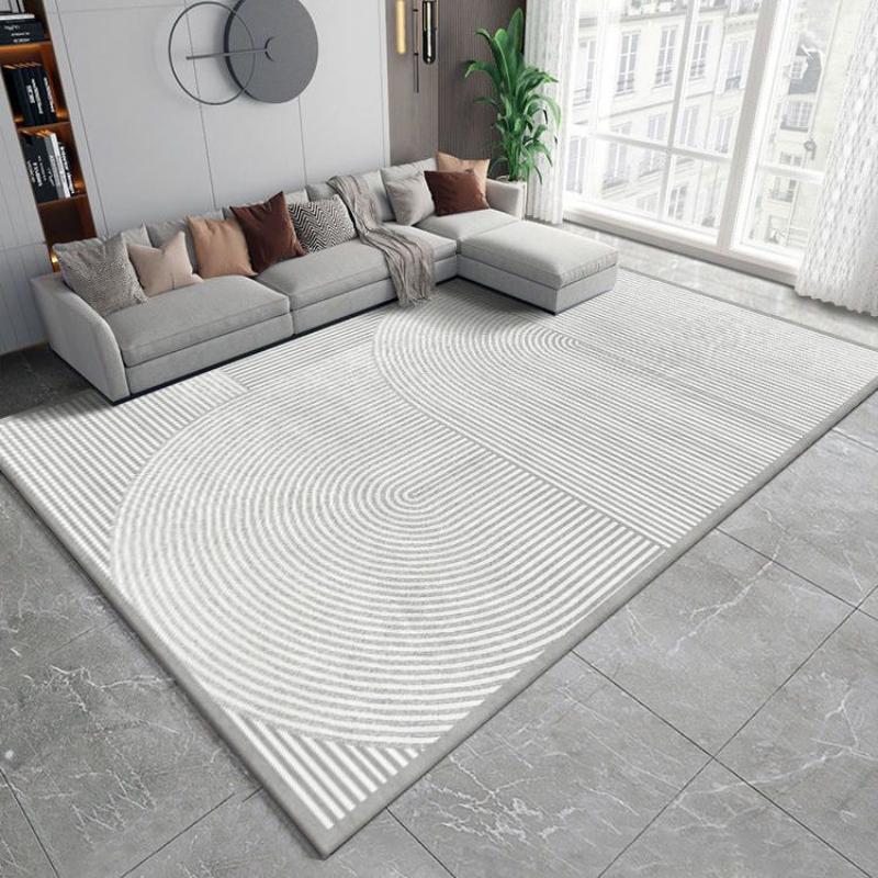 Nordischer grauer Teppich Wohnzimmerdekoration Schlafzimmer Große Fläche Lounge-Teppich Zuhause Kaffeetische Bodenmatten 200x300 Raumdekoration Modern