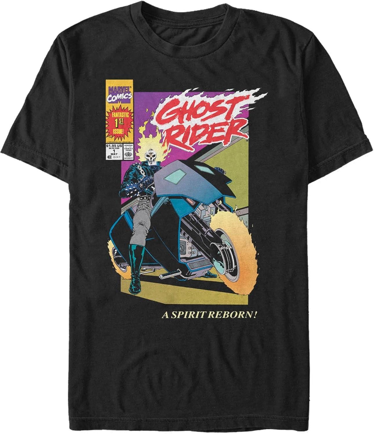 Мужская футболка Marvel Призрачный Гонщик Обложка комикса S