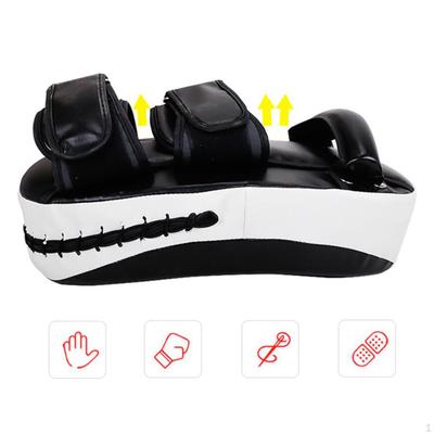 Boxing Curved Focus Punching Mitts Kicking Striking Body Pad Foot Target, for Karate