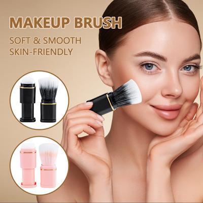Travel Size Retractable Portable Stipple Makeup Brush Lipstick Styling Premium Stipple Brush Blush Brush Blending Brush Face Brush