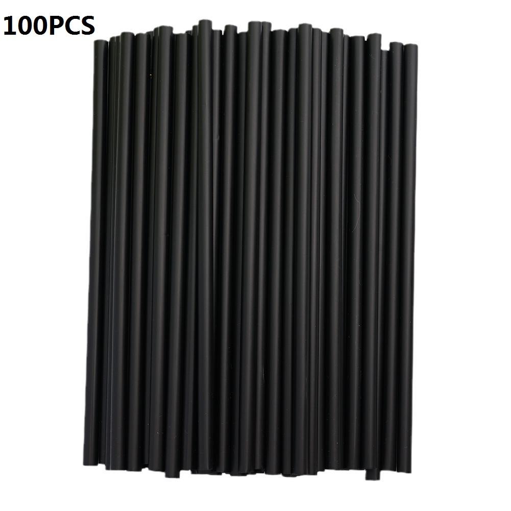 Colorful Disposable Plastic Curved Drinking Straws Reusable Flexible Plastic Drinking Straws Wedding Party Bar Drink Accessories