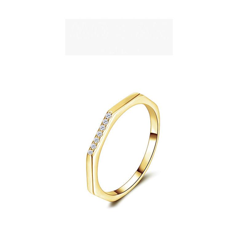 Tancise Classic 925 Sterling Silver  Zircon Ring Ladies Jewelry Wedding Promise Party Gift