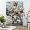 Bicycle Metal Sign Vintage Wall Art Decor Weatherproof 20x30cm Pre Drilled
