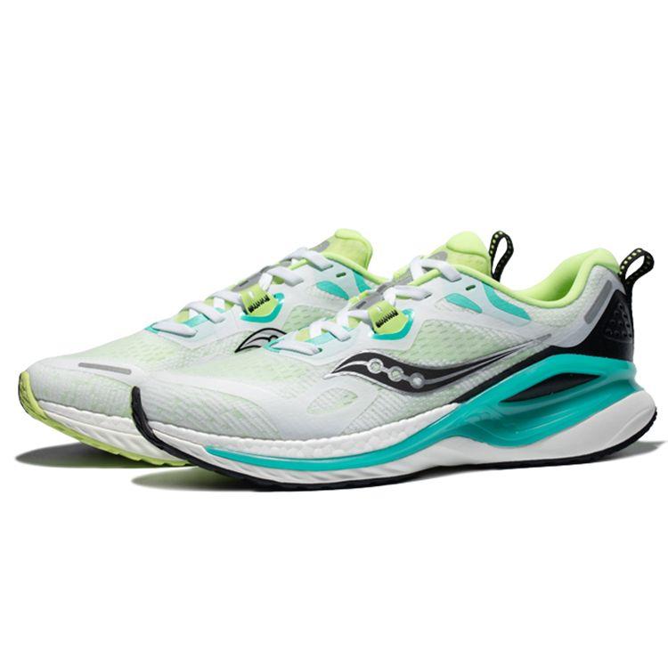 Saucony Men's Phoenix Inferno White Green Running Shoes S28150-2