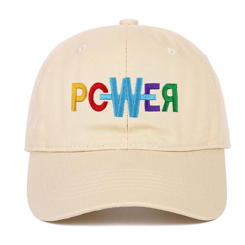 Trendy Colorful Letters Embroidered Cotton Baseball Cap - Unisex Retro Distressed Sports Hat