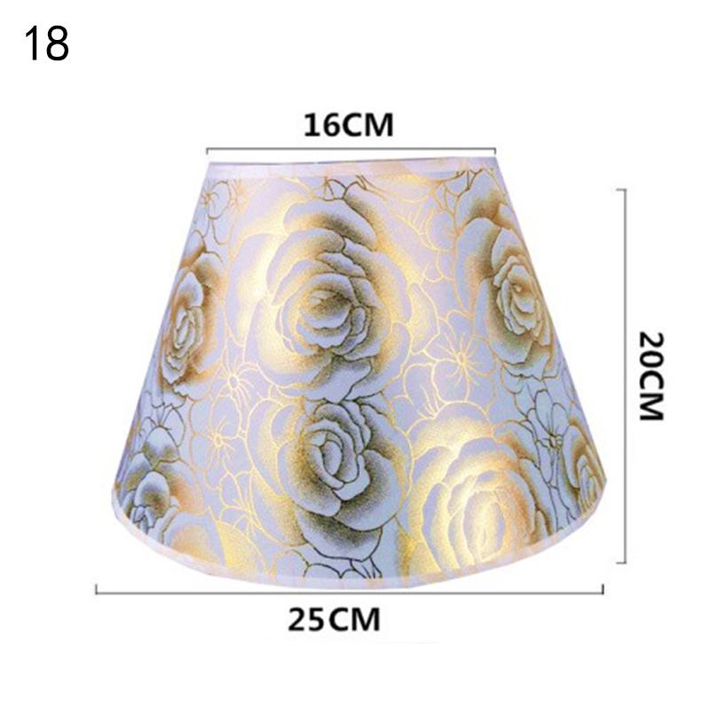 European Retro Style Table Lampshades PVC Sheepskin Fabric Floor Lamp Shade Bedroom Bedside Home Decor Wall Lamp Shell Cover