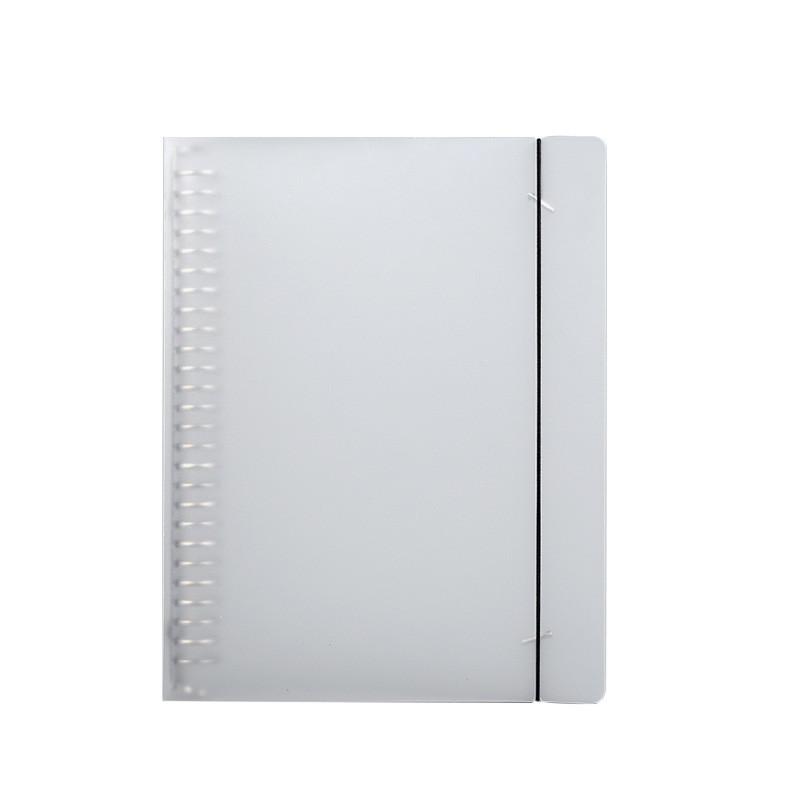 Frosted PP Loose-Leaf Binder Removable Notebook Cover A4/B5/A5 for Office School