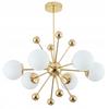 Pendant Lamp Ceiling Chandelier Balls Gold Modern Led Milky Ceiling