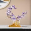 Transparent Resin Fish Sculpture Desktop Ornament, Modern Art Craft Sculpture, Home and Office Desktop Decoration
