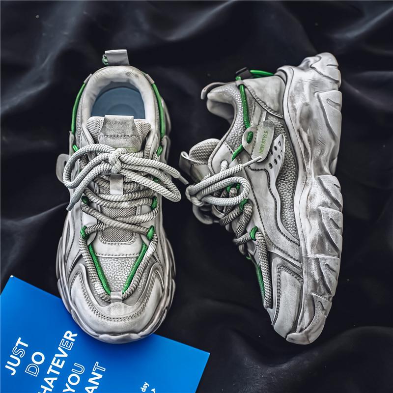 Men's fashion sports shoes four season soft sole non-slip comfort outdoor running shoes youth casual tide shoes student sneakers