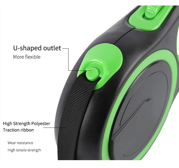 Automatic Retractable Dog Leash Nylon Ribbon Flexible Automatic Traction Small Medium Large Breed Dogs Pet Training Leash