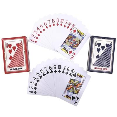 Plastic Poker Card Pvc Red Blue Green Coffee Color 4 Colors Washable Sand Washable Stencil High-end Game Entertainment