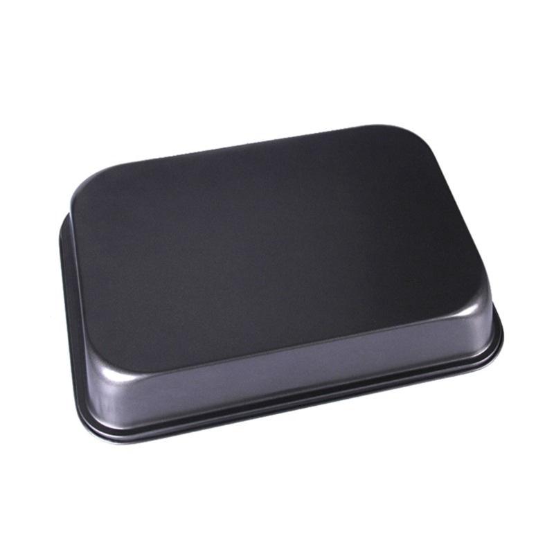 Rectangular Cake Pan Deep Baking Sheet Nonstick Coating Bakeware Roasting Tray for Toaster Oven Kitchen Turkey Pan