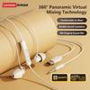 Original Lenovo Y129 ASMR Wired Earphones Type-C/3.5mm HiFi Stereo Sound Wired Sleeping Headphones Noise Cancelling Headsets for Phone