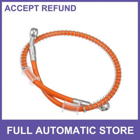 Motorcycle 60cm 2362  10mm 039  Hydraulic Brake Hose Line Pipelines Orange
