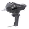 Clamp On Bench Vise 60mm Jaw Width 65mm Opening 62mm Table Clamping Range 360 Degree Rotation Base W