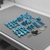 RC Car Metal Parts Kit Steering and Arm Set Fit Aluminum Shock Absorption System for WLtoys