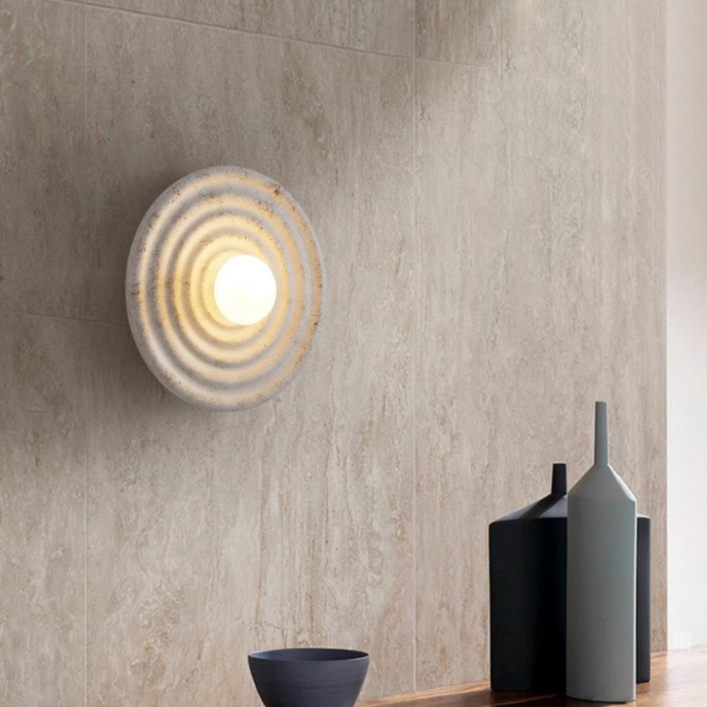 Minimalist Wabi-Sabi Style Wall Light for Indoor Use with Vintage Design Suitable for Hallways Living Rooms Bedrooms and Background Walls