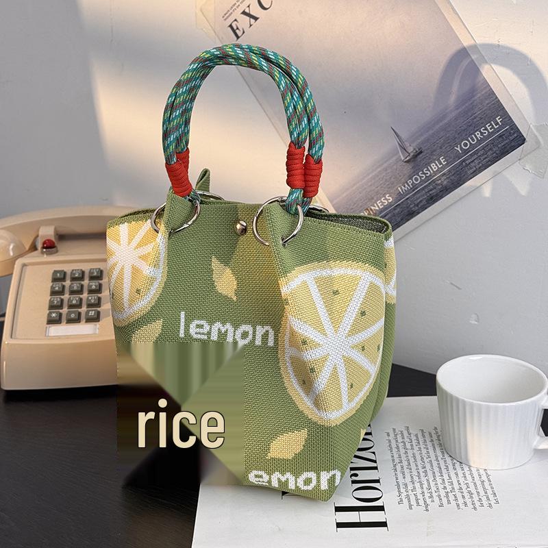 2025 Knitted Hollow-out Flower Handbag: Versatile, Large Capacity, Stylish Souvenir Gift