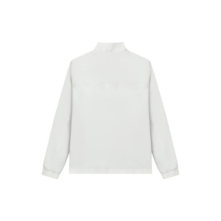 Fila Logo Print Stand Collar Solid Woven Jacket Men Jacket Cream-White F11M231706F-IV