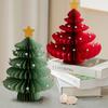 Paper Honeycomb Christmas Tree Merry Christmas Decoration Ornament New Year 2026 Party Favors Navidad Supplies Xmas Tree