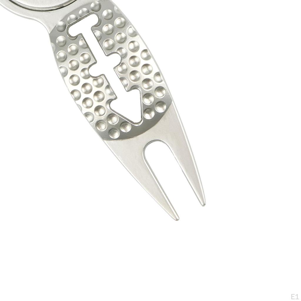 Golf Divot Repair Tool Gift for Men Women Durable Fork Green