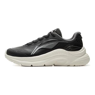 Li Ning Flow Cloud Απλά Άνετα Αντιολισθητικά Ανθεκτικά Χαμηλά Αθλητικά Παπούτσια Casual Γυναικείο Sneaker Μαύρο ARSV044-7
