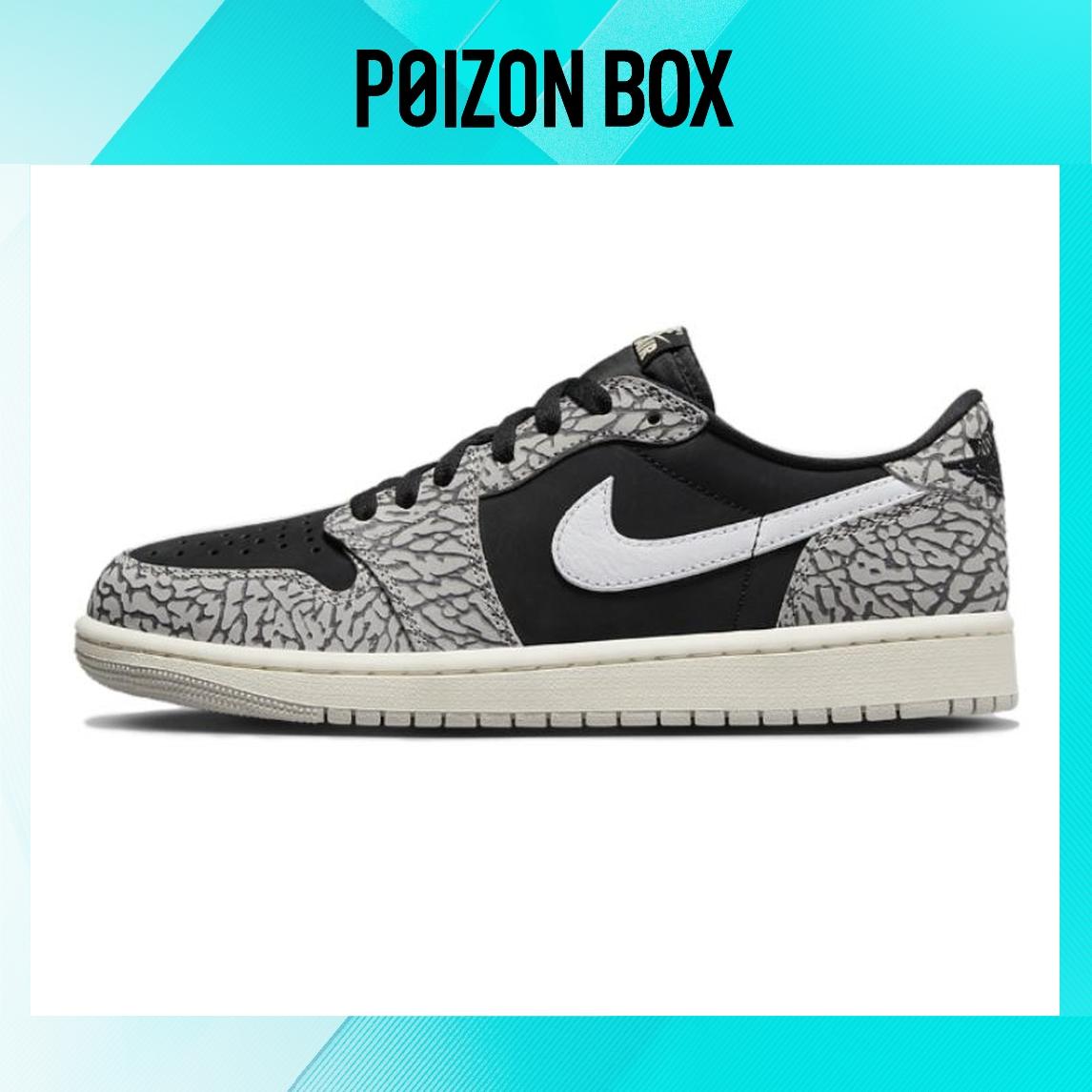 

кроссовки Jordan 1 Retro Low OG Black Cement (GS) CZ0858-001