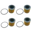 4pcs Oil Filter For Aprilia 125RS4 125RS 125RX 125SX 125Tuono 450RXV 450SXV 450SXV 550RXV 550SXV Derbi 125GPR 125Mulhacen