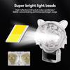 Motorcycle Running 8 Light Modes Lights LED Spotlights Owl/Tiger Shape Fog Lights Colorful Light