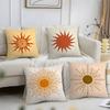 Retro Modern Sun Pillow Case Short Plush Print Cushion Cover Square Throw Pillow Covers Sofa Home Decor