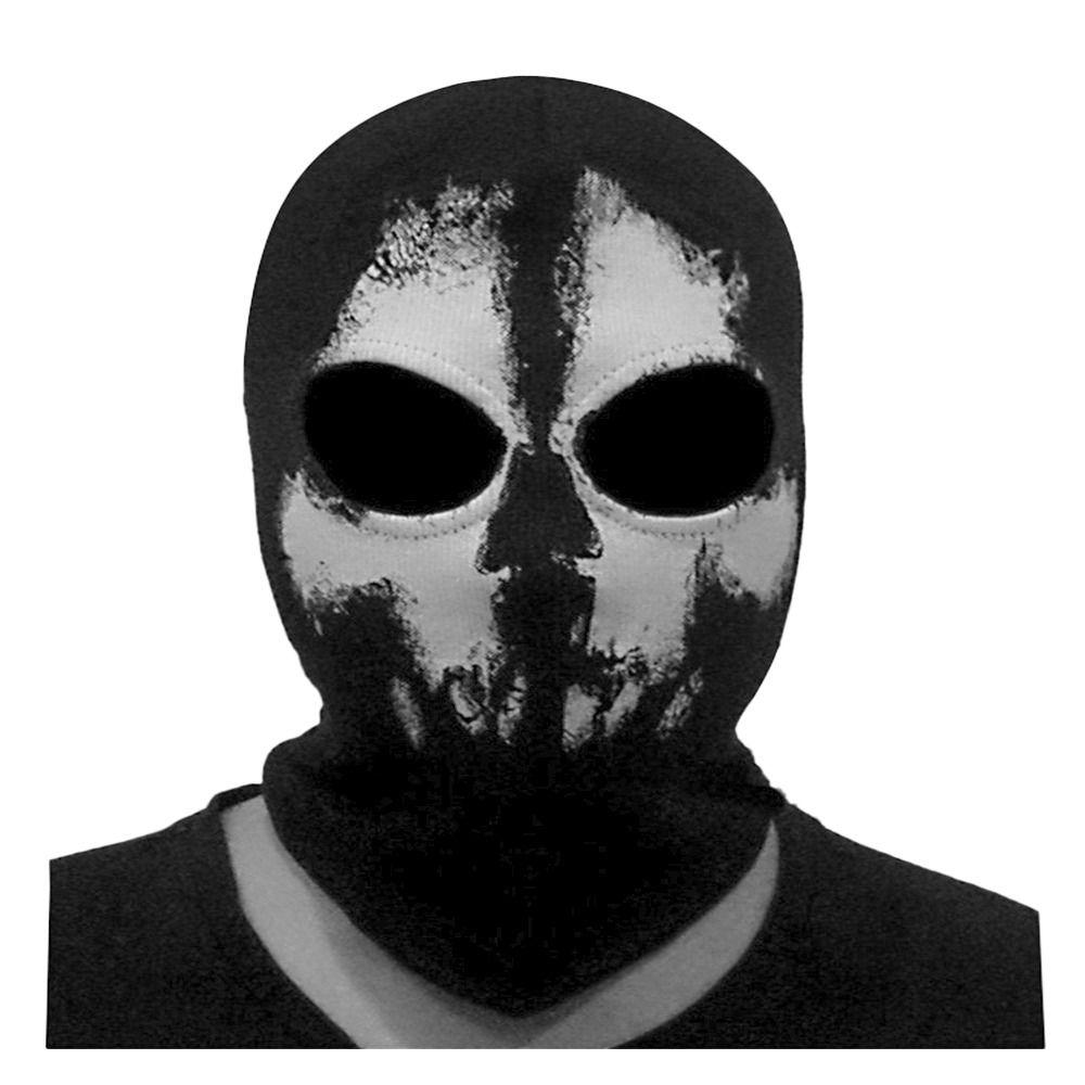 Seamless 3D Mask Funny Halloween Mask Trendy Ice Silk Head Mask Outside