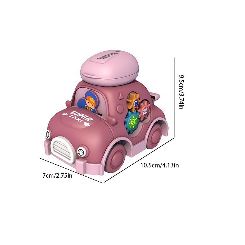 Children's Inertia Gear Car Toy, Multifunctional Storage Car, Detachable Storage, Puzzle and Fun Car Toy