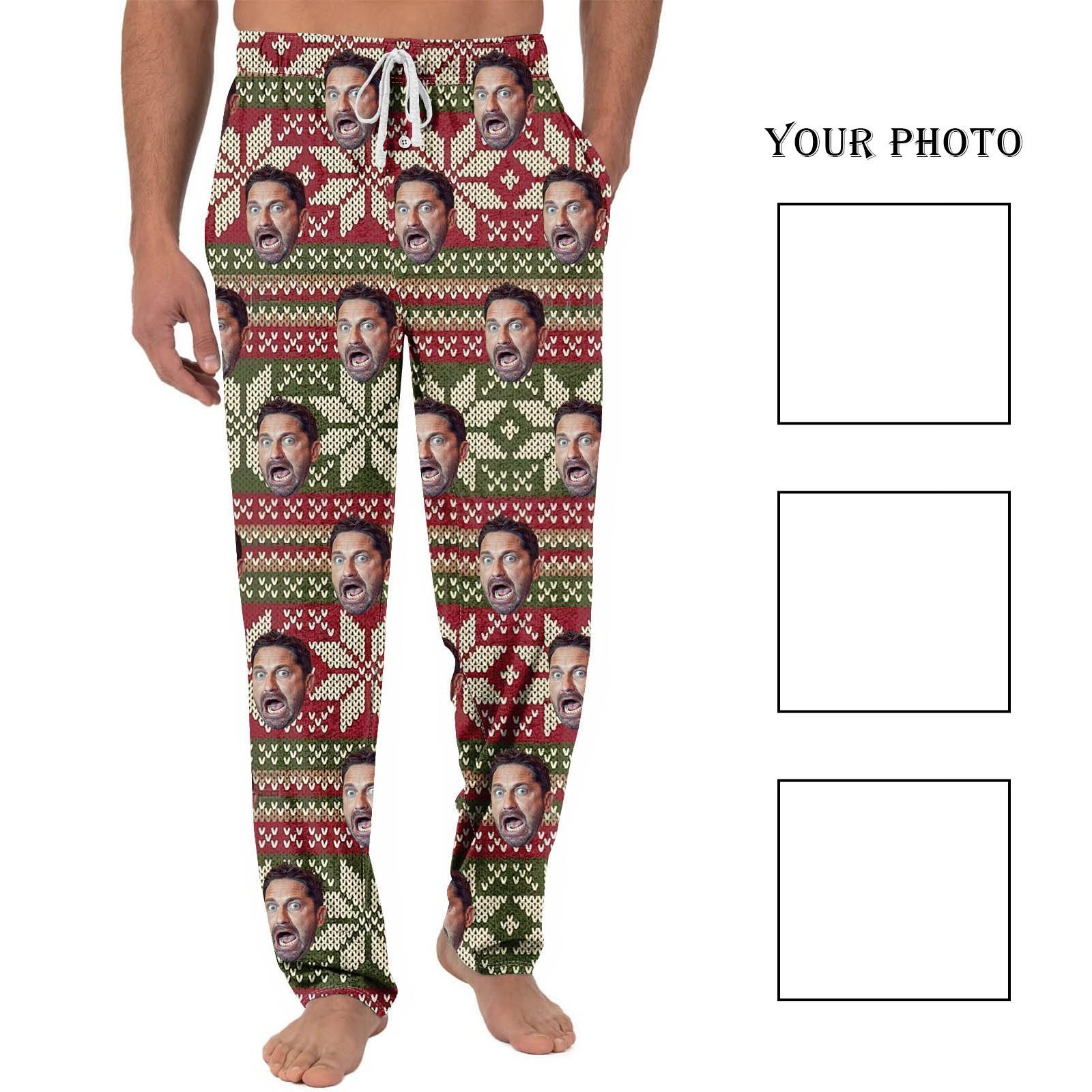 

Мужская повседневная домашняя пижама своими руками на заказ с рождественским карманом и шнурком, повседневные брюки XXXL зелёный