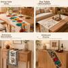 Peony Floral Dinning Table Runner Rectangular Elephant Print Table Cover  Wedding Parties
