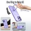 For iPhone 17 Case Kickstand Camera Slider PC + TPU Phone Cover Compatible with MagSafe