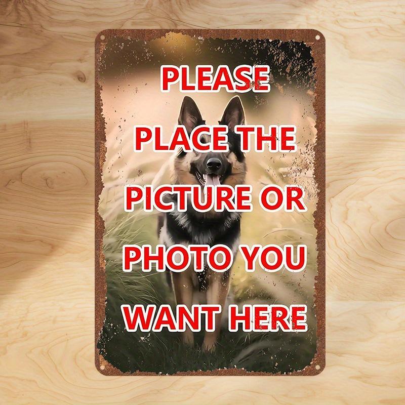 

PC Personalized D Flat Metal Tin Sign Custom Iron Painting Wall Art for Home Bar Man Cave Gift Decor 20x30cm（7.8x11.8inch）
