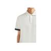 Moncler Pánské polo tričko s krátkým rukávem SS25 s embosovaným logem Bílá K1-091-8A00027-89ALK-034