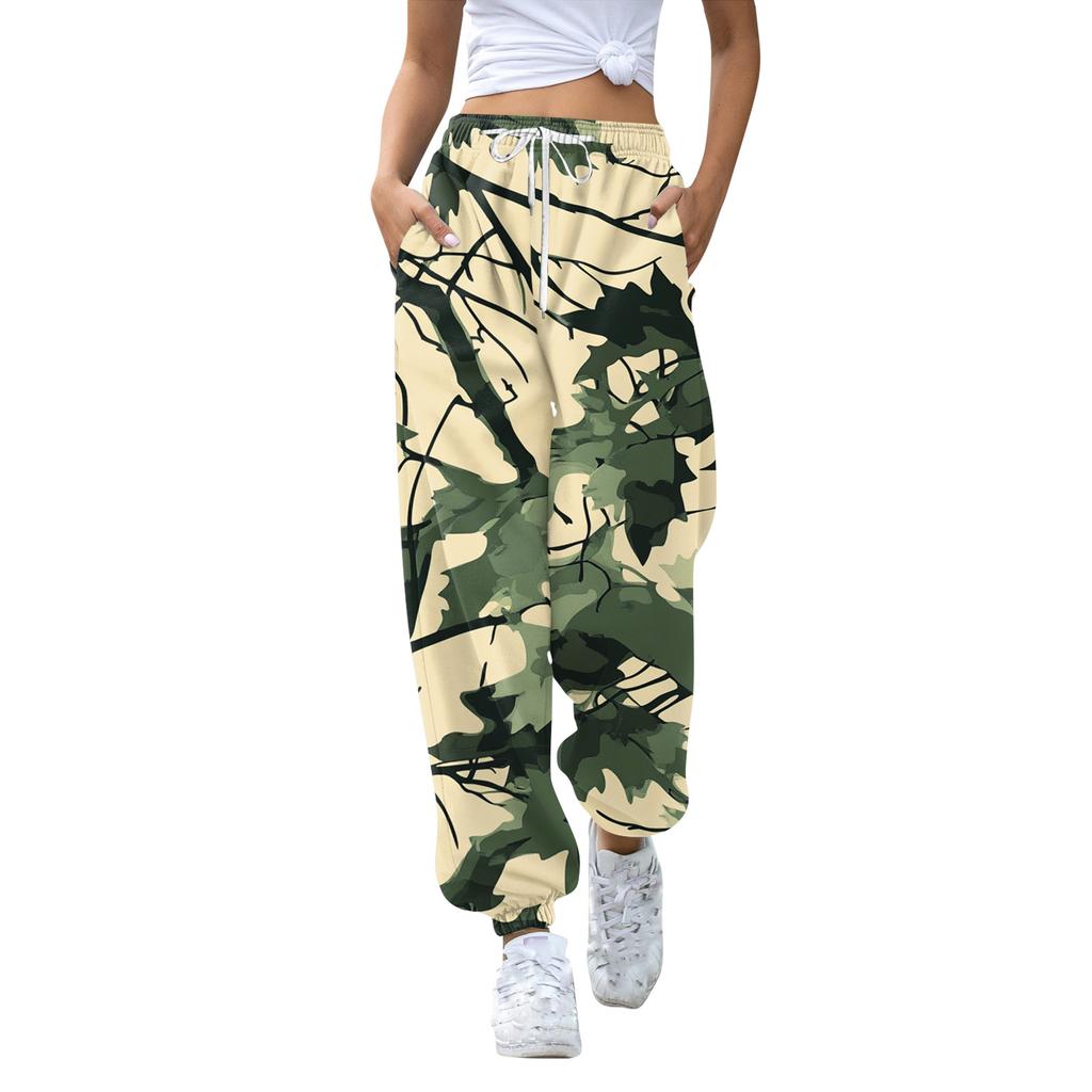 Pantalon de survêtement décontracté pour enfants avec cordon de serrage, poche et imprimé sport dégradé