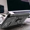 Case for iPhone 16 Pro Max ARMOR SLIDE RING REINFORCED BACK + 9H GLASS