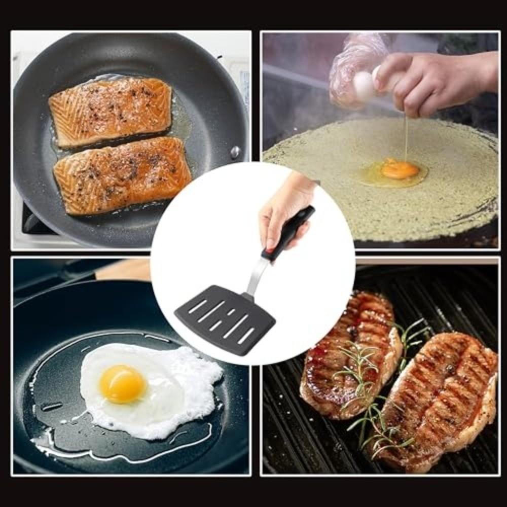 BPA Free Silicone Spatula Heat Resistant Cooking Spatulas Pancake Spatula  Baking